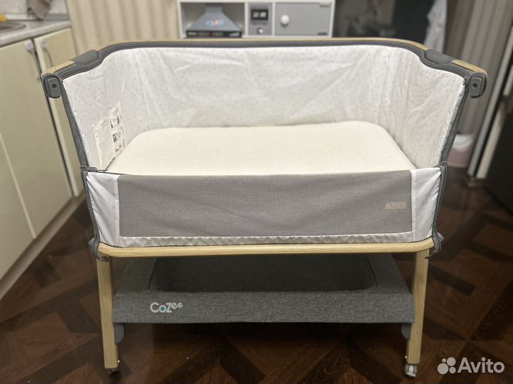 Колыбель приставная Tutti Bambini CoZee с колесами