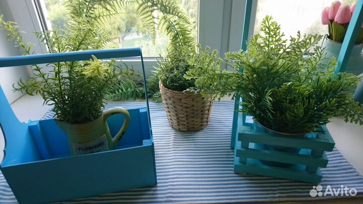 Вазы и декоративные ящики для цветов