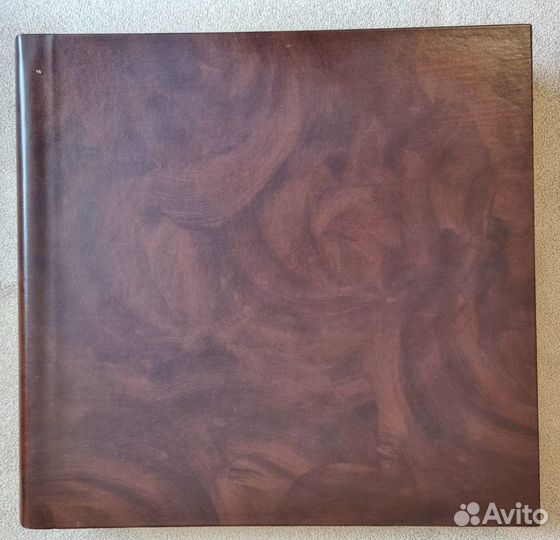 Фотоальбом итальянский с кожаной обложкой