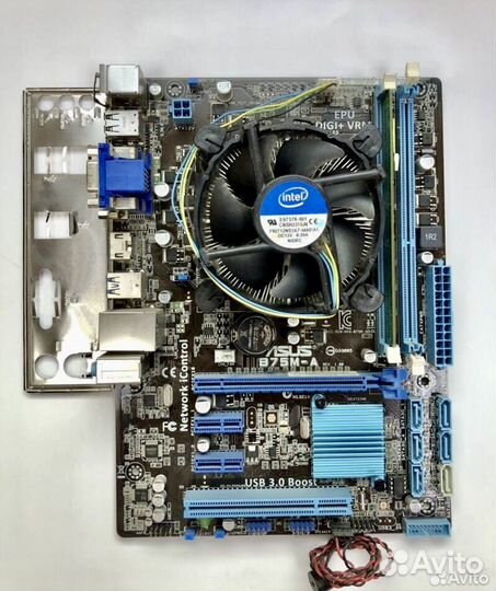 Intel i5-3570k + Asus B75M-A