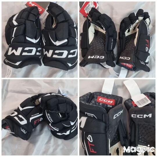 Перчатки хоккейные CCM jetspeed FT4 JR11
