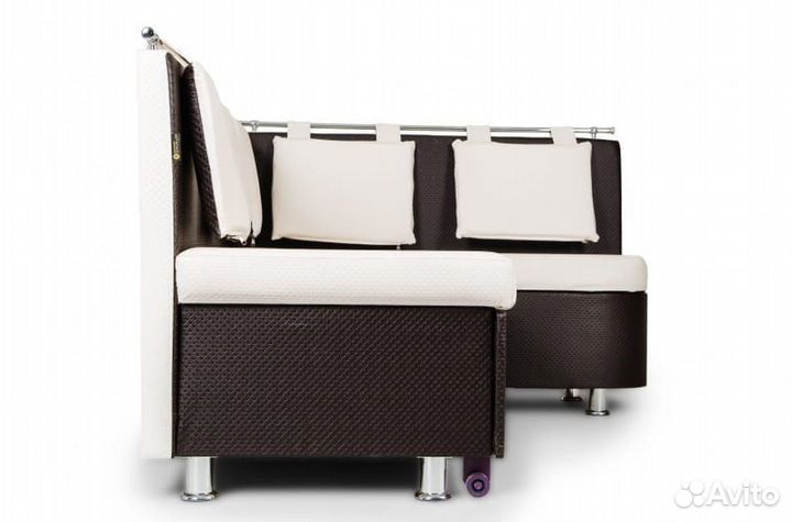 Кухонный угловой диван Париж (правый) со спальным