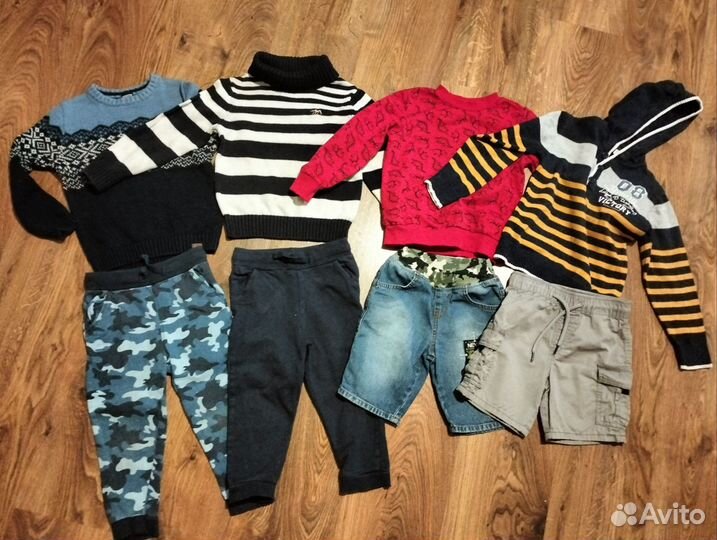 Вещи пакетом на мальчика 98 104