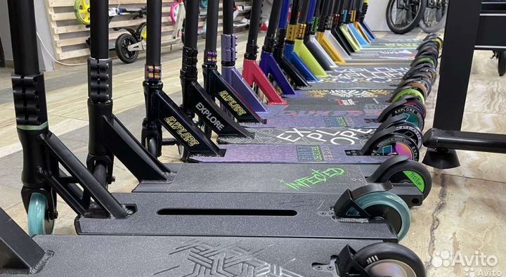 Трюковой самокат Tech Team