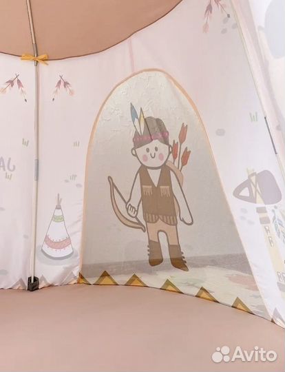 Детская игровая палатка вигвам 123х116см