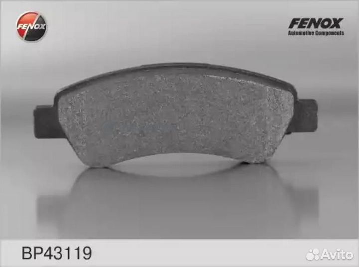 Fenox BP43119 Колодки Диск торм.зад.Fiat Ducato 06