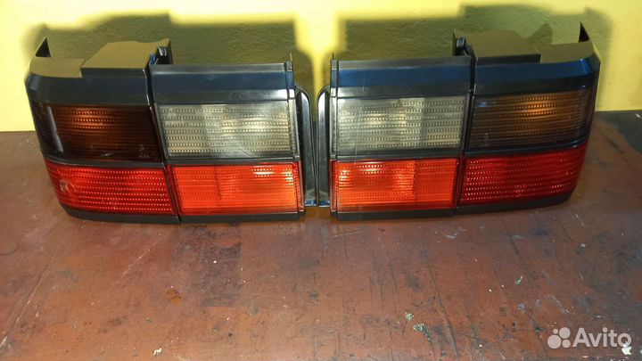 Hella red black passat b3