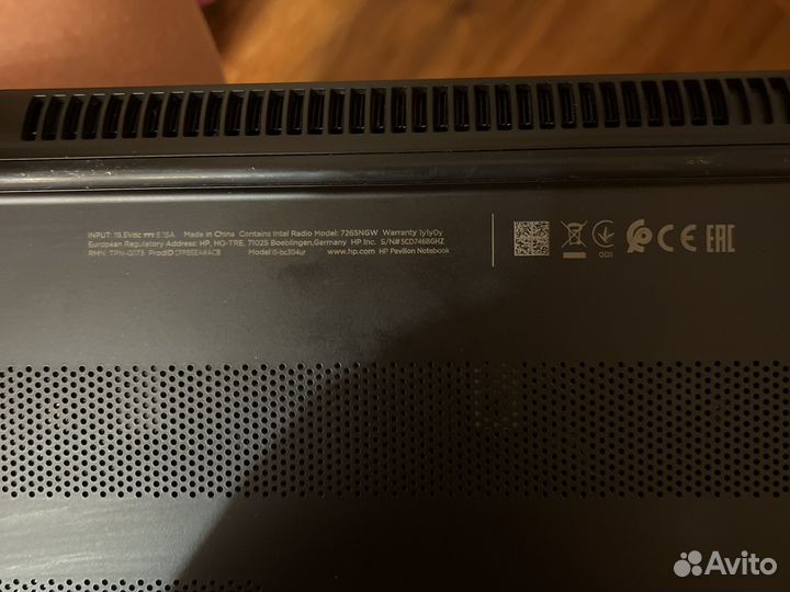 HP Pavilion Nvidia GTX 950M i5-7200U