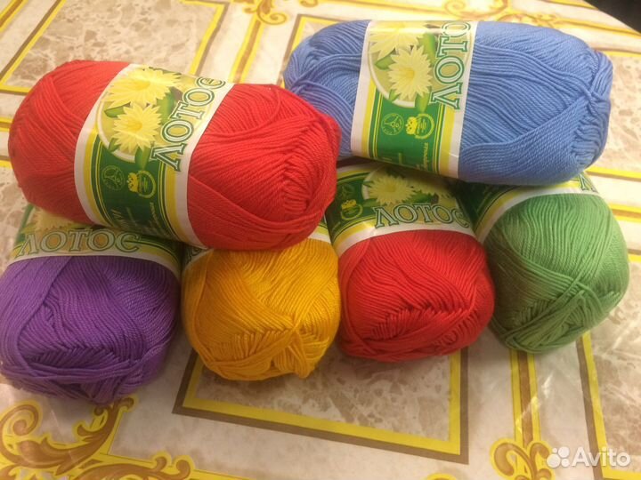 Пряжа для вязания хлопок