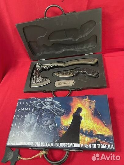 Подарочный набор топор + нож