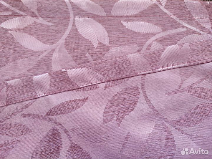 Шторы портьеры новые розовые 150*260 6шт