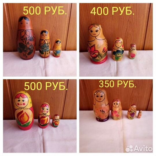 Матрешки СССР (в ассортименте)