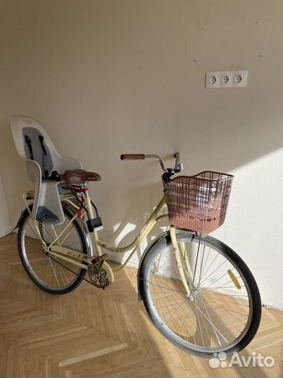 Велосипед stels навигатор с детским велокреслом