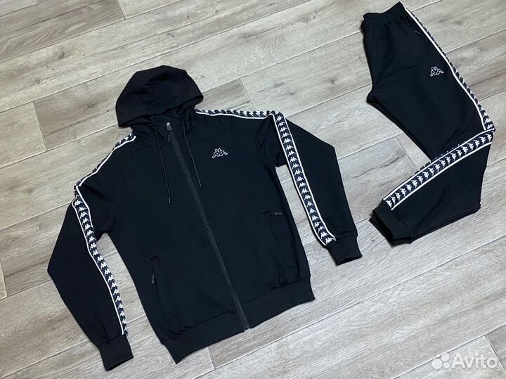 Спортивный костюм kappa мужской черный