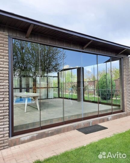 Остеклить беседку