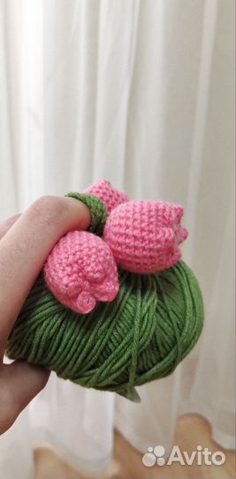 Брелок в виде тюльпанчика