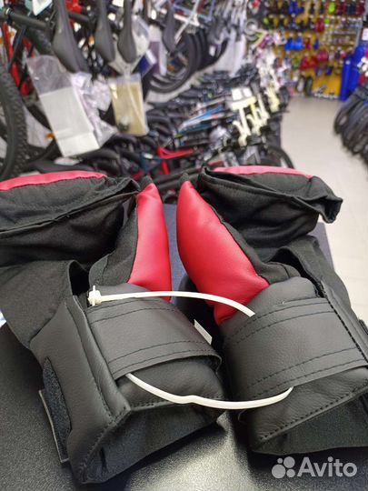 Перчатки р/б RuscoSport 12 Oz красные