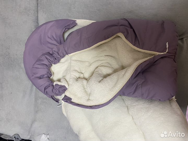 Зимний конверт в коляску