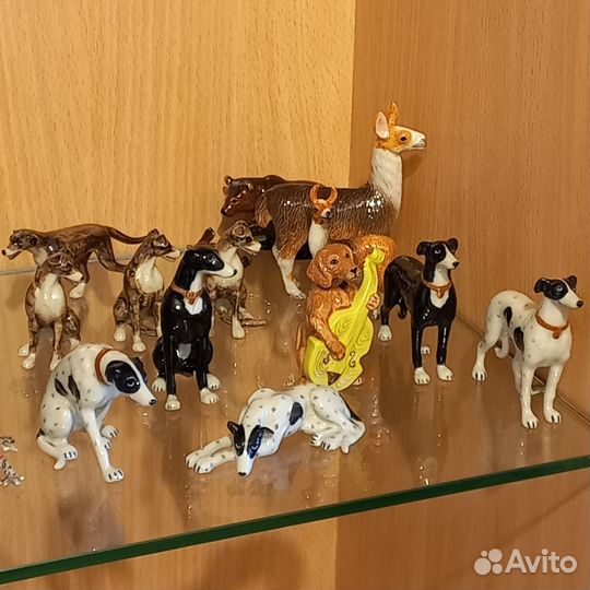 Коллекционные миниатюры собак фарфор Франция. FR