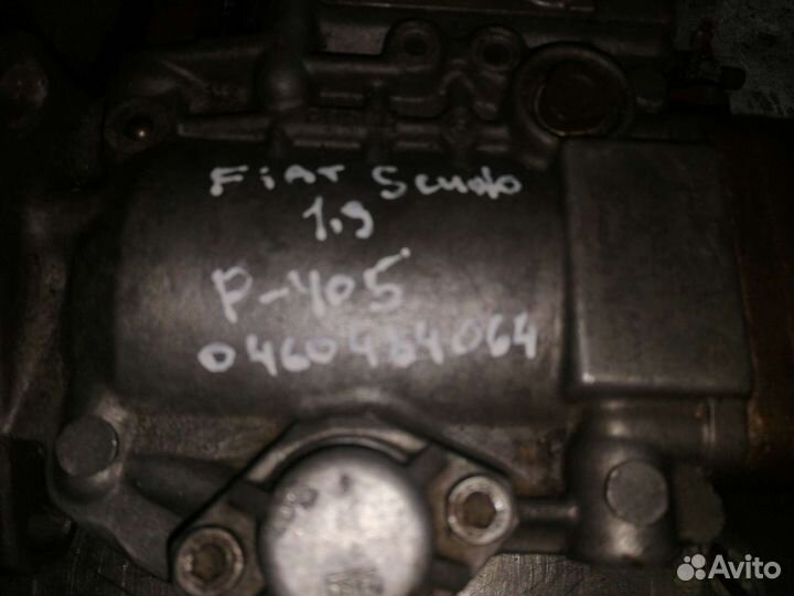 Тнвд Фиат Скудо / Пежо 405 1,9 дизель