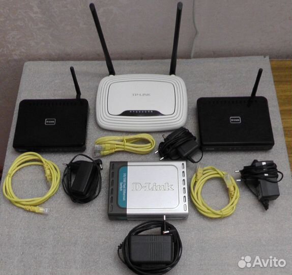 Wi-Fi роутер, коммутатор