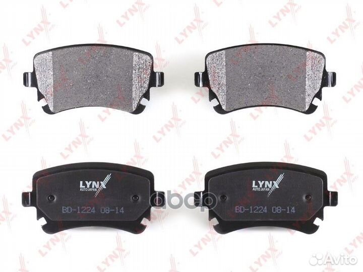 Колодки тормозные дисковые зад LCV BD1224 L