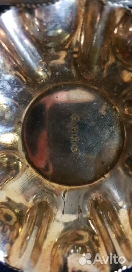 Круэт для специй. Англия, серебрение, 1890 гг