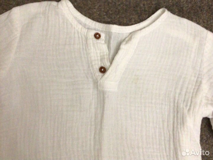 Детский муслиновый летний костюмчик