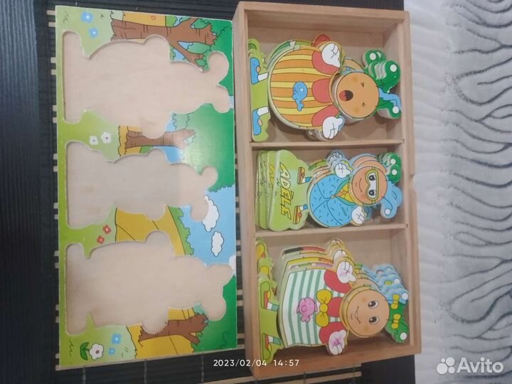 Деревянные пазлы