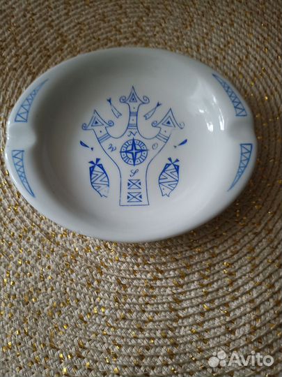 Пепельница ГДР, ilmenau, фарфор