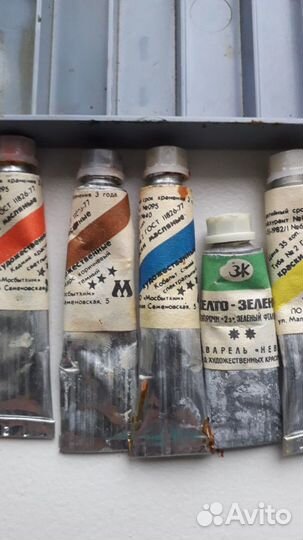 Масляные художественные краски из СССР