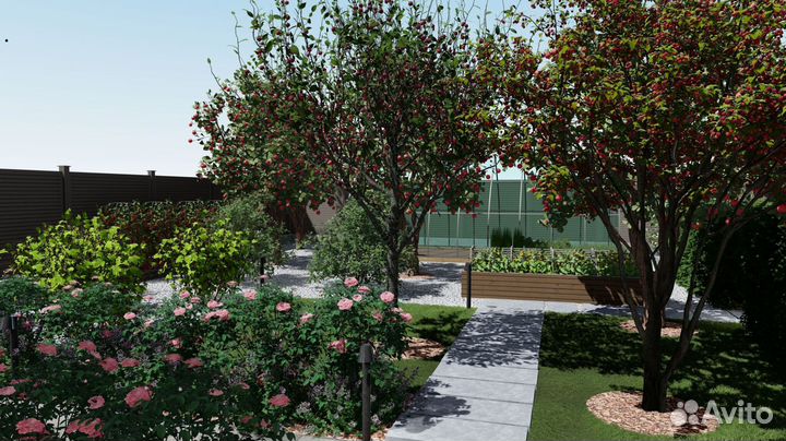 Ландшафтный дизайн участка под ключ