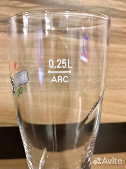 Пивной стакан Хейнекен NEW 0,25