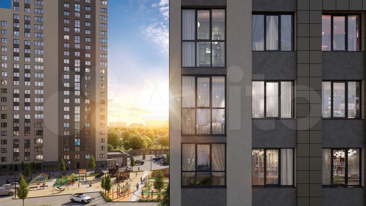 3-к. квартира, 89,1 м², 12/25 эт.