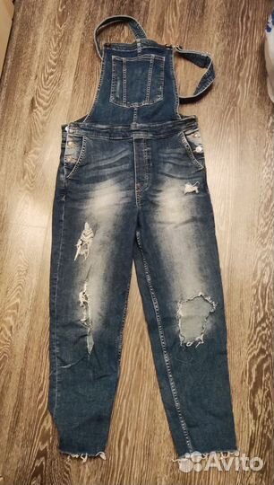 Комбинезон джинсовый 46. H&M