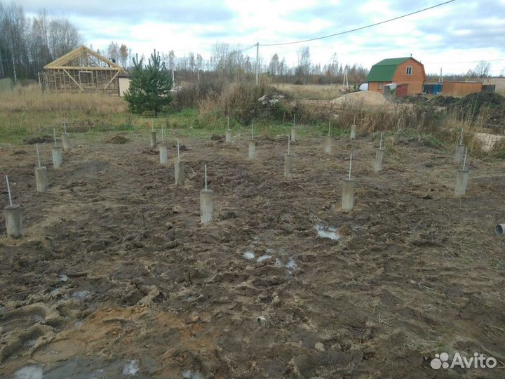 Буронабивные сваи с доставкой и установкой