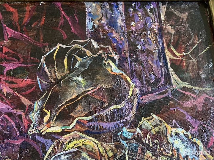 Картина маслом на холсте. Ракушки