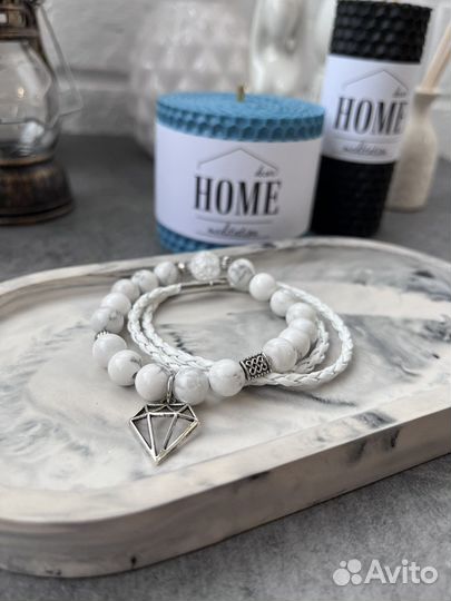 Браслеты, свечи, подставка Подарочный набор