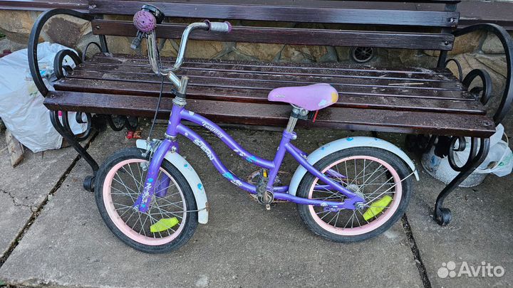 Велосипед для девочки 3-5 лет