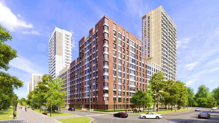 Квартира-студия, 38,6 м², 9/9 эт.