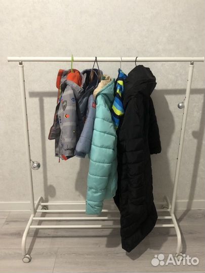 Вешалка напольная IKEA белая