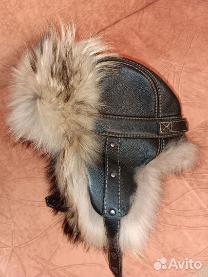 Мужская зимняя шапка ушанка меховая