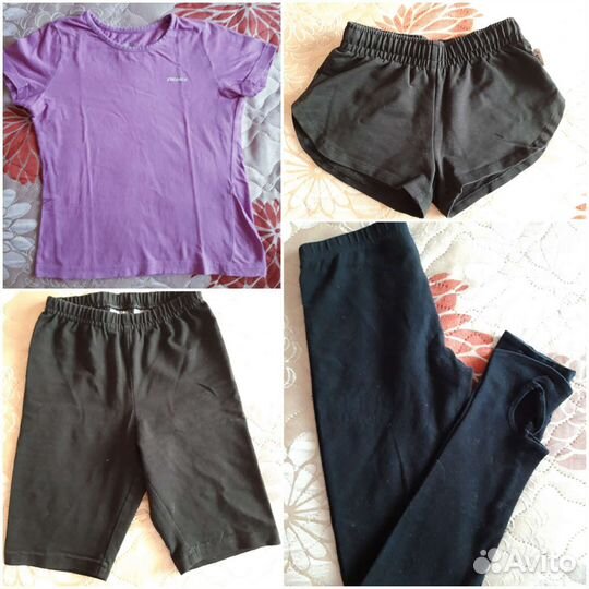 Одежда для гимнастики 116-128, чешки