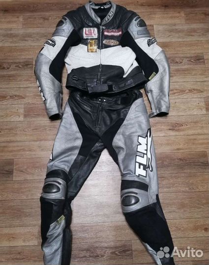 Мотокомбинезон кожаный FLM