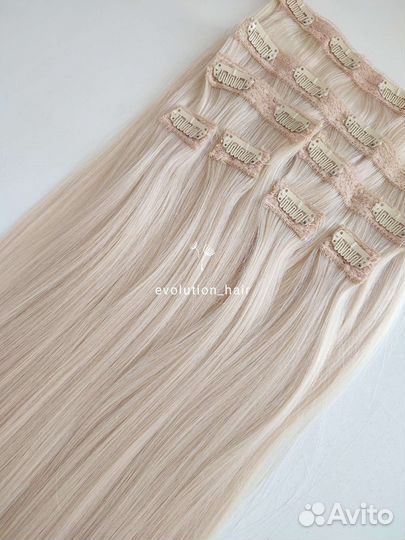 Набор прядей на заколках, волосы на заколках