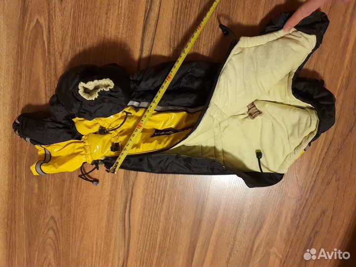 Комбинезон зимния бу для таксы девочки