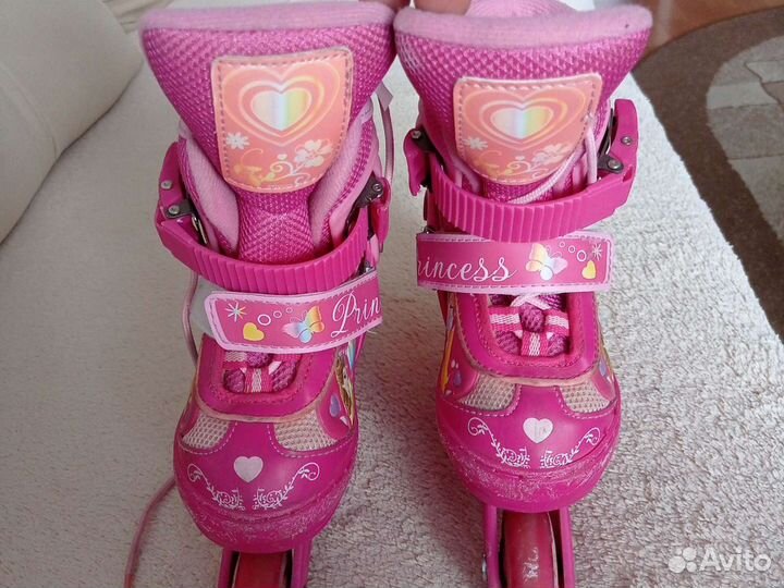 Роликовые коньки детские раздвижные