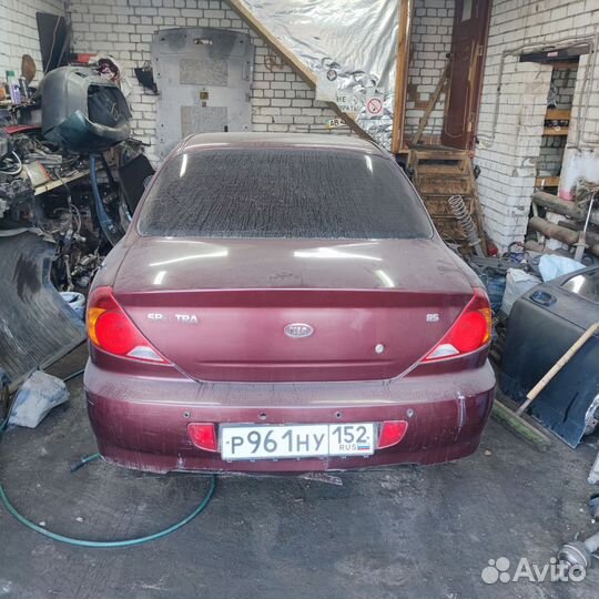 Разбор запчасти kia spectra s6d