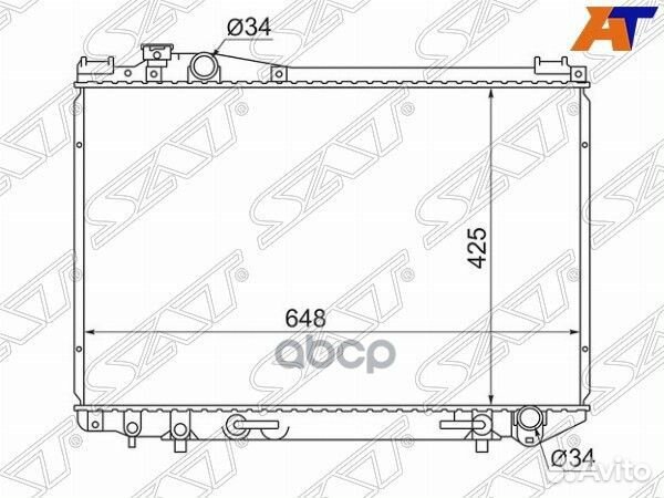 Радиатор Toyota Crown 87-99 / Crown Majesta 91-95