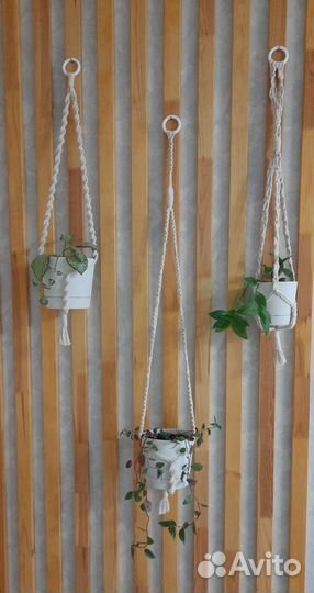 Подвес для кашпо макраме